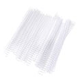 thumbnail image 4 of Qiilu 20pcs 30 Hole Loose-leaf Plastic Binding Spring Spiral Rings For A4 Paper, 4 of 8