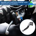 thumbnail image 3 of Palancas de freno y embrague cortas y largas para Yamaha WR125X 09-15, palanca de manillar de motocicleta ajustable, aleación de aluminio, cabeza de titanio, mango negro, 3 of 6