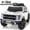 White, variant on Conchico 12V Licensed Ford F150 Raptor Powered Ride-On Cars Toys with Remote & Durable Wheels for Kids, Black