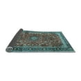 thumbnail image 2 of Ahgly Company Indoor Round Persian Light Blue Traditional Area Rugs, 5' Round, 2 of 4