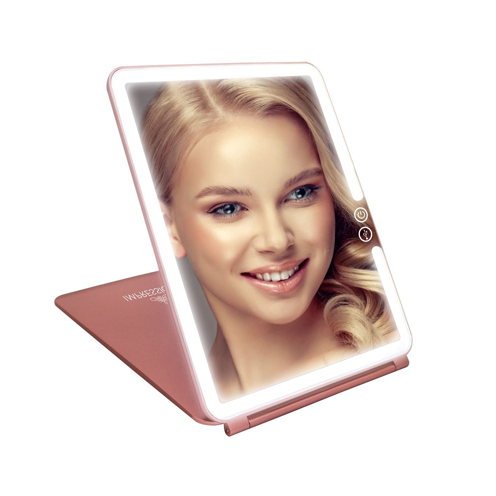 Impressions Vanity Touch Pad 2.0 Portable LED Makeup Lighted Mirror