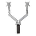 thumbnail image 3 of Scranton & Co Dual Monitor Arm for 17"-30" Screens in Silver Aluminum, 3 of 7