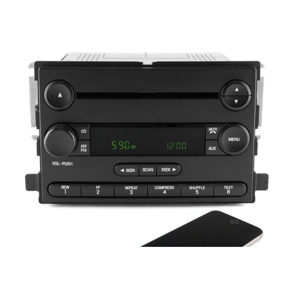 Restored 2006-2007 Ford Freestar Mercury AM FM CD Player Radio w Bluetooth 6F2T-18C869-DA (Refurbished)