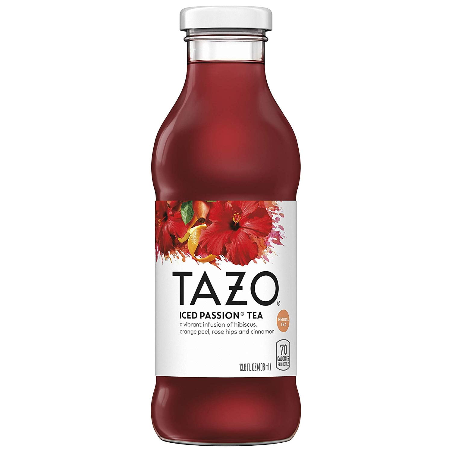 (8 Bottles) Tazo Pure and Fresh Passion Fruit Iced Tea