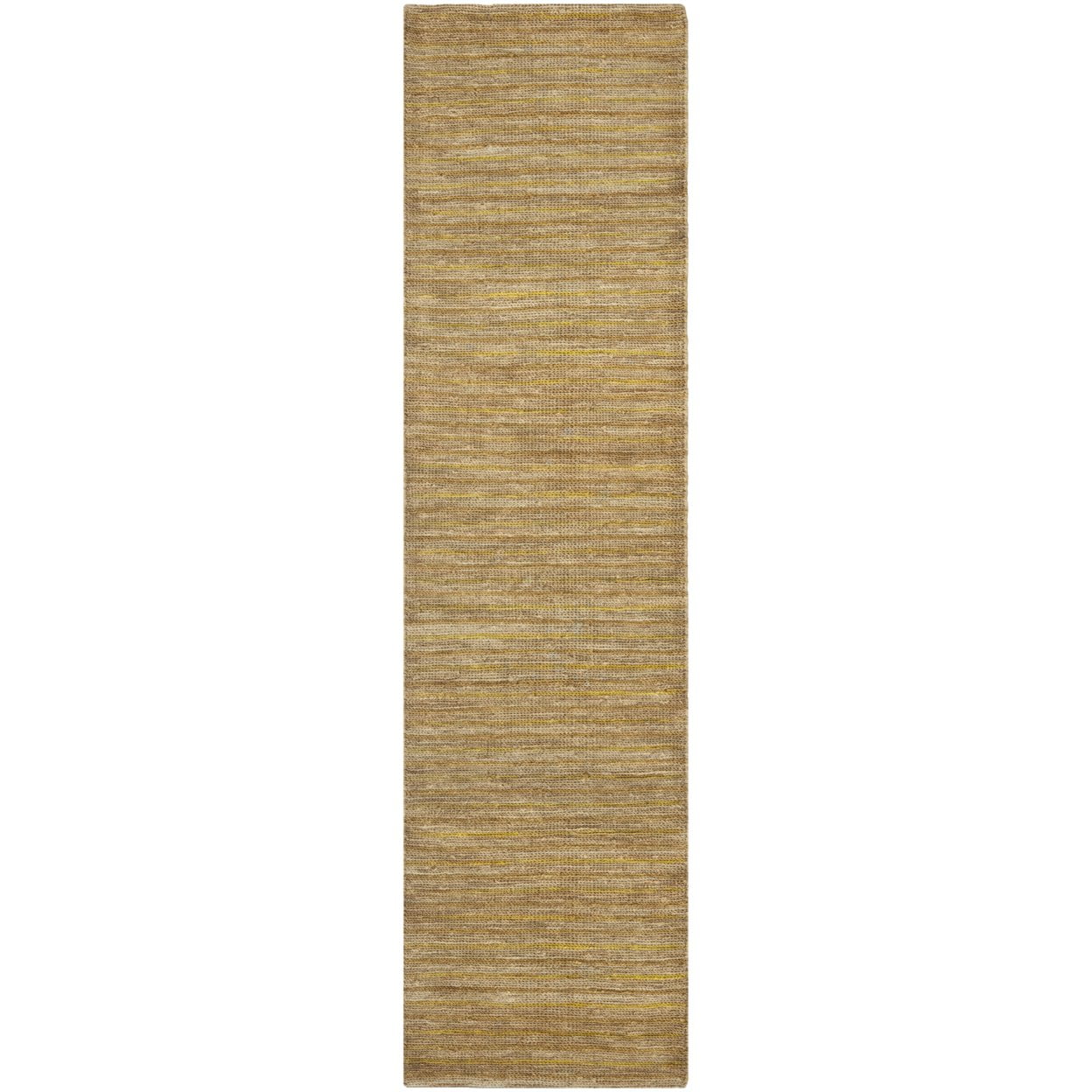 SAFAVIEH Organic Baldric Solid Braided Jute Runner Rug, Natural, 2'6" x 12'