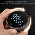 thumbnail image 5 of Shoreew LED Kitchen Timer Magnetic Countdown Clock for Cooking Baking Adjustable Angle Rotating Operation Loud Alarm Exercise Tracking Timer, 5 of 7