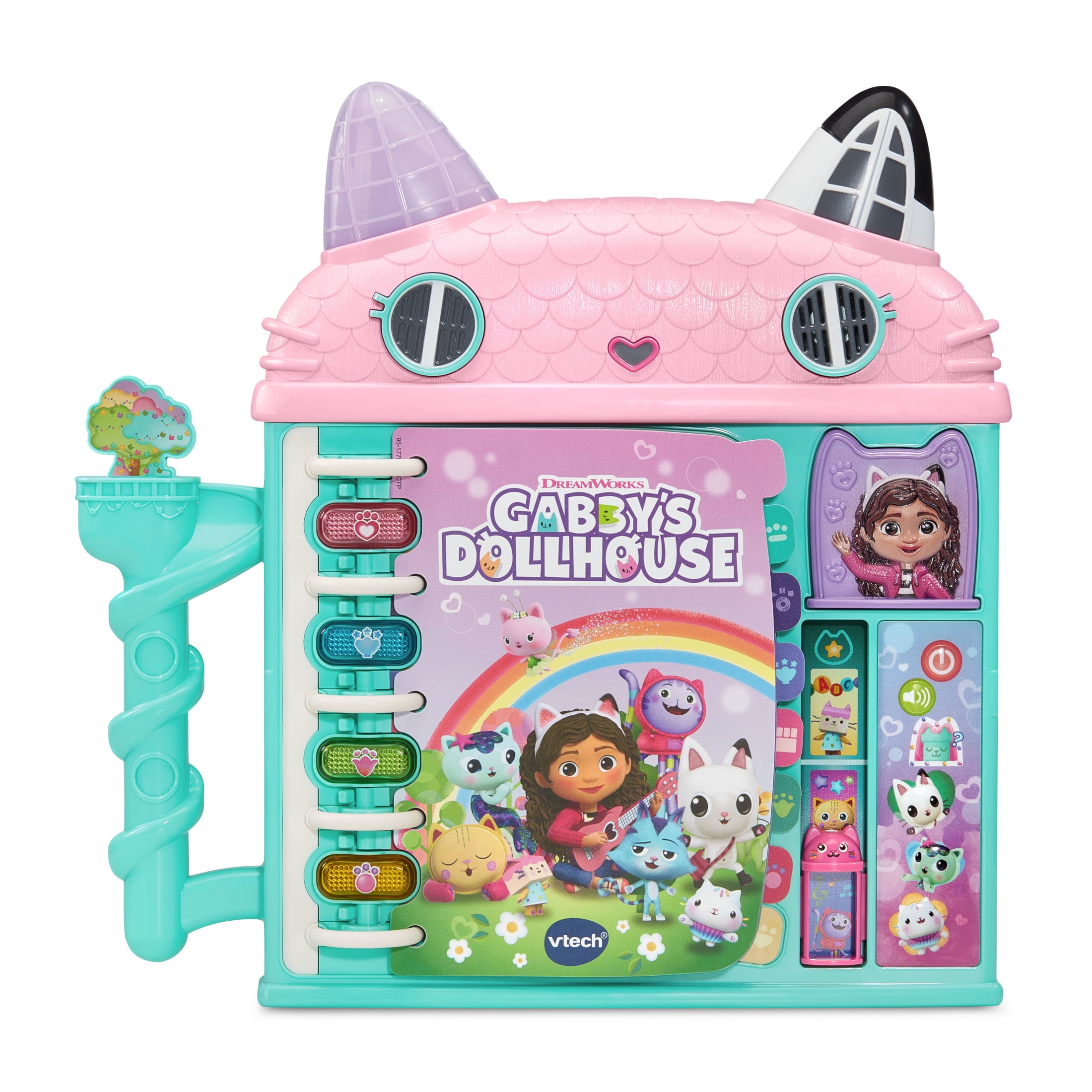 VTech® Gabby's Dollhouse Cat-a-Vator Discovery Book; Interactive Learning Toy for Kids, Ages 3-6 Years Old