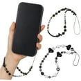 thumbnail image 5 of 2 Pcs Phone Charms Goth Mobile Chain Accessory Lanyard Bracelets, 5 of 8