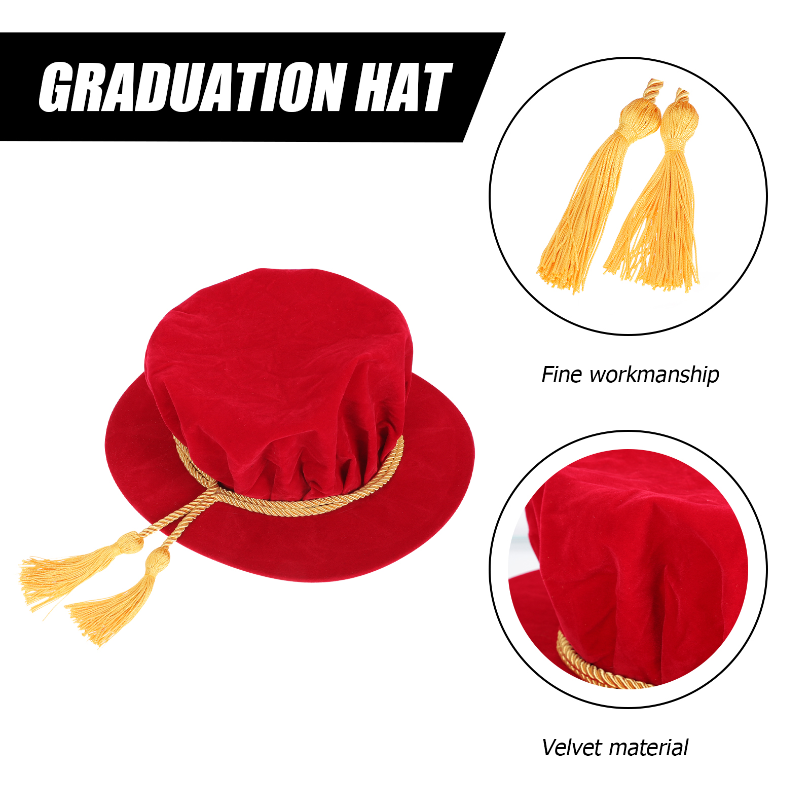 Tinksky Adult Doctoral Tam Graduation 