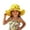 Yellow, variant on HGIEYS Baby Toddler Girl Straw Hat - Bowknot Bucket Beach Sun Hat 8-12 Years