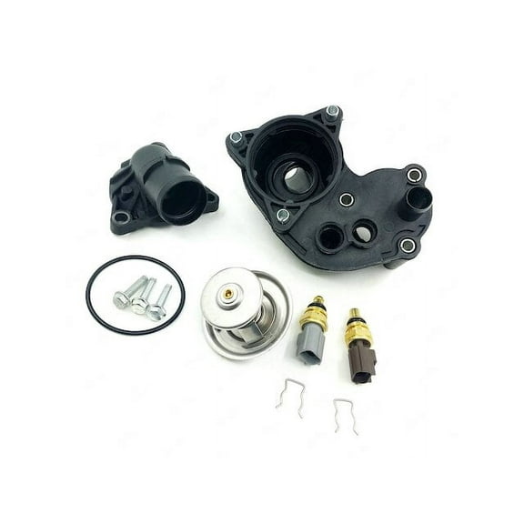 Engine Coolant Thermostat Housing Assembly - Compatible with 2001 - 2003 Ford Explorer Sport 4.0L V6 2002