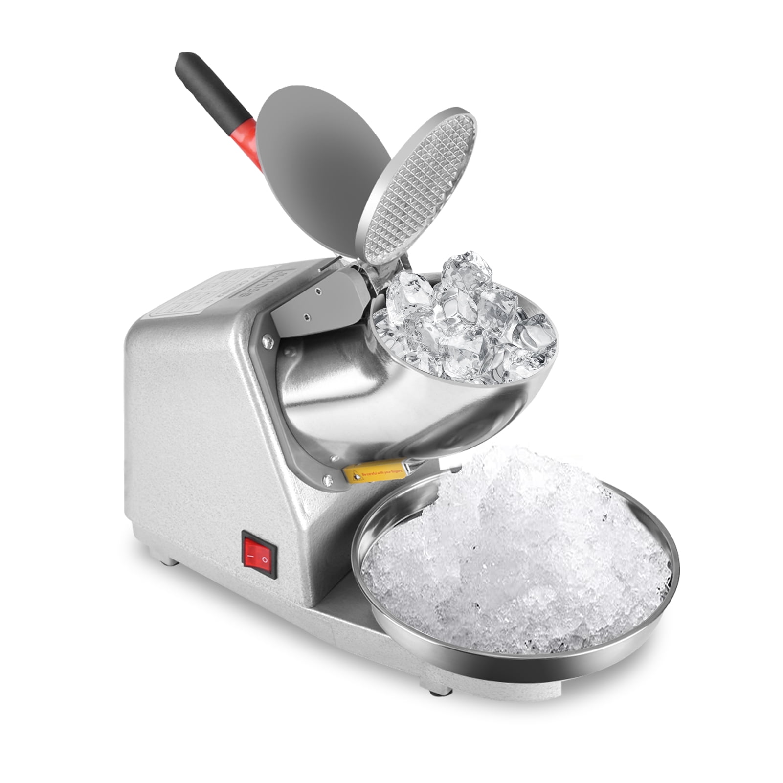 Ice Crusher 300W Commercial Electric Ice Crusher Shaver Machine Stainless Steel Quick Snow Cone Maker 220V 