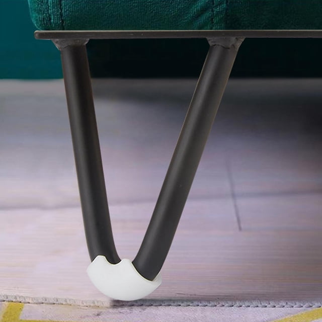 Pata de mueble Pies de sofá Fuerte Antideslizante Protector de piso de servicio pesado Reemplazo de patas otomanas para mesa Armario Gabinete Soporte 18 cm negro perfecl Protector de patas de cama