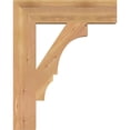 thumbnail image 3 of Ekena Millwork 3 1/2"W x 16"D x 20"H Balboa Block Smooth Bracket, Western Red Cedar, 3 of 4