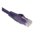 thumbnail image 2 of Eaton Tripp Lite Series Cat5e 350 MHz Snagless Molded (UTP) Ethernet Cable (RJ45 M/M), PoE - Purple, 10 ft. (3.05 m) - Patch cable - RJ-45 (M) to RJ-45 (M) - 10 ft - UTP - CAT 5e - IEEE 802.3ab/IEEE 802.5 - molded, snagless, stranded - purple, 2 of 2