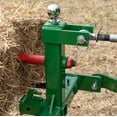 thumbnail image 5 of Titan Attachments 3 Point Gooseneck Tractor Trailer Hitch, 43" Hay Bale Spear and Stabilizers, Fits Category 1 Tractors, Green Finish, 2" Receiver Hitch, 2 5/16" Gooseneck Ball, 5 of 10