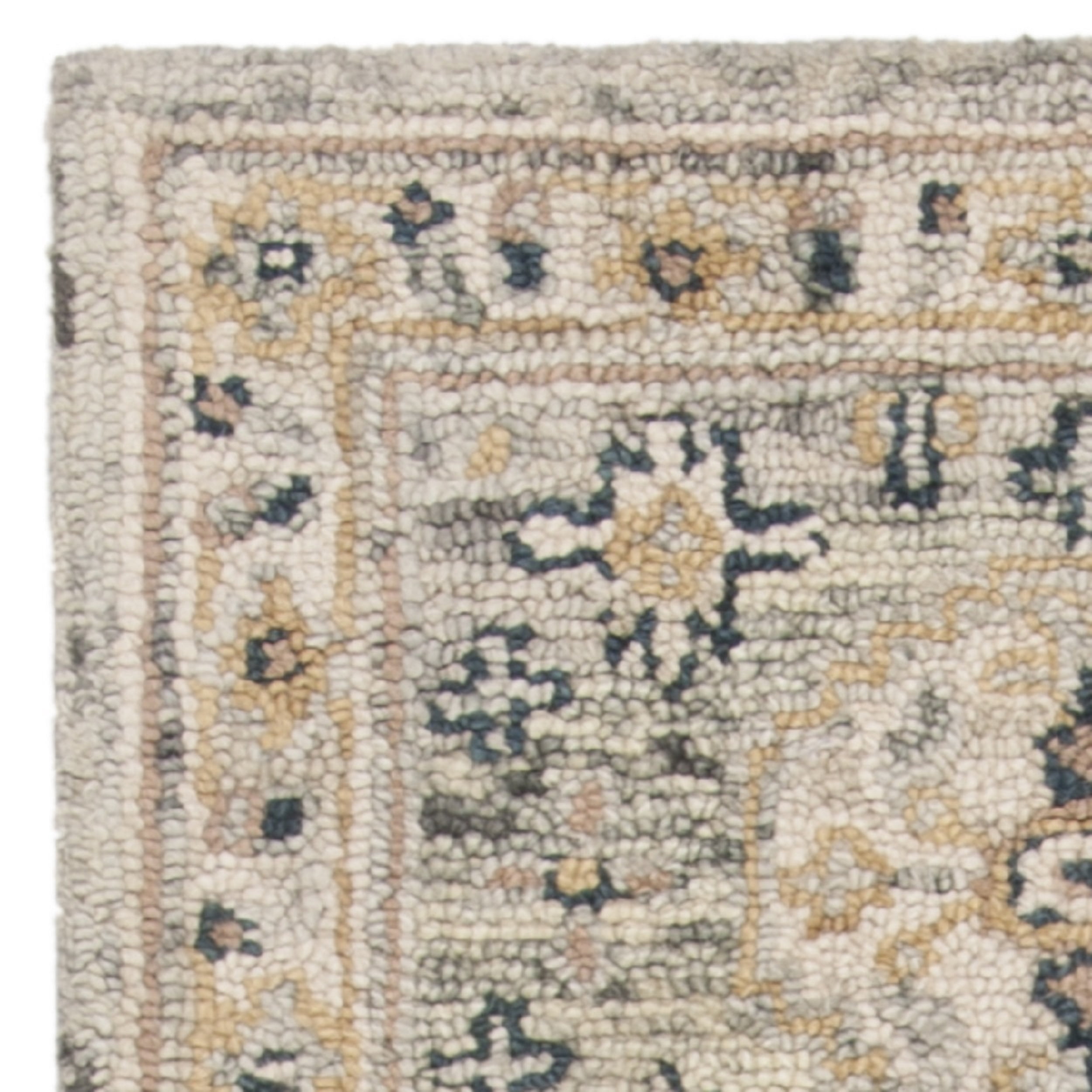 SAFAVIEH Aspen Stafford Oriental Wool Runner Rug, Moss/Ivory, 2'3" x 7'