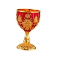 thumbnail image 4 of koolsoo Calice Vintage Mini Tasse de Communion pour Fournitures de Fête Anniversaire Bar Rouge, 4 of 9