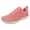 Pink, variant on CQONEPT Walking Tennis Shoes for Womens Knit Slip on Breathable Mesh Sneakers Comfortable Sneaker Elastic Sock Slip On Lightweight Non-Slip Fall Shoes Size 9 Pink