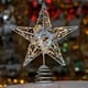 thumbnail image 1 of Adornos navideños, adornos para árboles de Navidad, regalos de Navidad, adornos para copas de árbol de Navidad, adornos navideños con purpurina, estrellas huecas para copas de árbol, adornos para árbo, 1 of 6