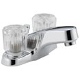 thumbnail image 1 of Delta Faucet P299621LF Chrome Two Handle Lavatory Faucet With Acrylic Handles, 1 of 1
