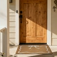 thumbnail image 5 of Washable Non Slip Doormat, Furenl Outdoor Coir Doormat, White Bow Entryway Mat – 40X60Cm Coconut Coir Doormat, Non-Slip Welcome Rug for Front Door & Holiday Decor, 5 of 5