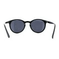 thumbnail image 2 of Mens Polarized Iconic Keyhole Horn Rim Hipster Sunglasses Shiny Black, 2 of 4