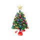 thumbnail image 2 of xihome Mini rbol de Navidad de escritorio de 45 cm (17,7 pulgadas), rbol artificial de PVC con juego de 21 adornos navideños, 2 of 6