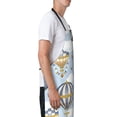 thumbnail image 2 of Goofa Balloon Vintage Printed Waterproof Apron 33" Chef Aprons for Men Heavy Duty Chemical Work Apron Adjustable Bib Apron, 2 of 9