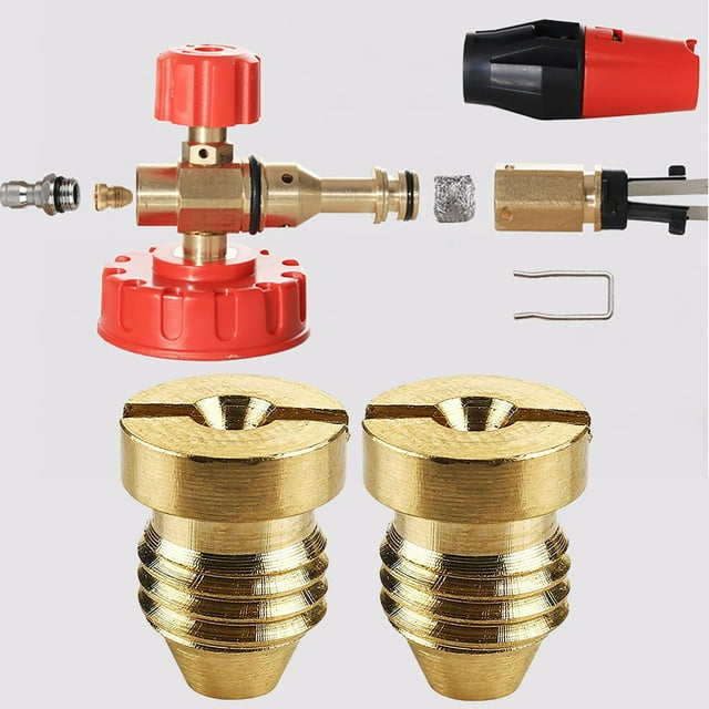 WIFKLSIIPG Foam Cannons Orifice Nozzle Tips, High Replacement Thread Nozzle for Snow Foam Lance, 1.1mm, 2PC
