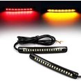 thumbnail image 1 of 2 luces LED flexibles universales para matrícula de freno trasero integradas para motocicleta, bicicleta, ATV, coche, RV, SUV, luz trasera de freno/marcha (paquete de 2) (A, 1 of 5