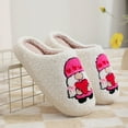 thumbnail image 6 of Christmas Slippers House Shoes for Women Fluffy Soft Cozy Bedroom Cartoon Plush Cute Slippers for Indoor Outdoor Use, 6 of 7