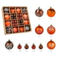 thumbnail image 4 of YHAJDS 44PCS Christmas Ball Ornaments 1.18/2.36in Shatterproof Xmas Bulbs Christmas Ornaments Set Xmas Tree Balls Hanging Balls for Wedding Holiday Halloween Party Decor Christmas Wreath Ornaments, 4 of 5