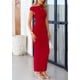 thumbnail image 4 of Vestido largo PRETTYGARDEN para mujer, verano 2025, rojo, talla XL, 4 of 9