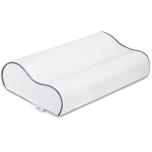 Cooling Orthopaedic Memory Foam Cervical Pillow Gel Firm Head Neck Back Large 