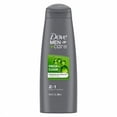 thumbnail image 2 of Dove Men+Care Fortifying 2 in 1 Shampoo and Conditioner for Normal to Oily Hair Fresh and Clean 12 oz, 2 of 5