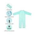 thumbnail image 3 of weVSwe Toddler Boy Swimsuit 0-3Years -UPF 50+ Rash Guard Baby Swimsuit with Crotch Zipper kids swimsuits, 3 of 7