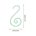 thumbnail image 2 of Christmas Hooks, S Hook Decorations, 20pcs Durable Heavy Duty Metal Hooks for Hanging Ornaments Stockings and Garlands Versatile Multi-Purpose Easy Install Home Decor, 2 of 6