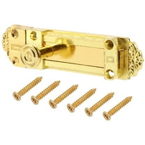 IMIKEYA Alloy Door Latch Lock Golden Slide Bolt with Thick Rust Resistant Material for Doors
