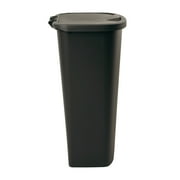 Mainstays Kitchen Trash Can, 11 Gallon Plastic Garbage Bin with Lift Top Lid, Black