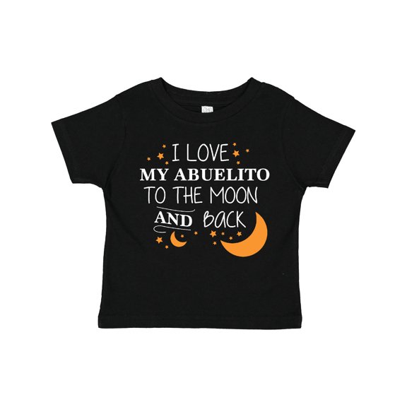 Inktastic I Love My Abuelito to the Moon and Back Boys or Girls Toddler T-Shirt