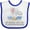 White and Royal, variant on Inktastic My Memaw Loves Me to the Moon and Back Elephants in Clouds Boys or Girls Baby Bib