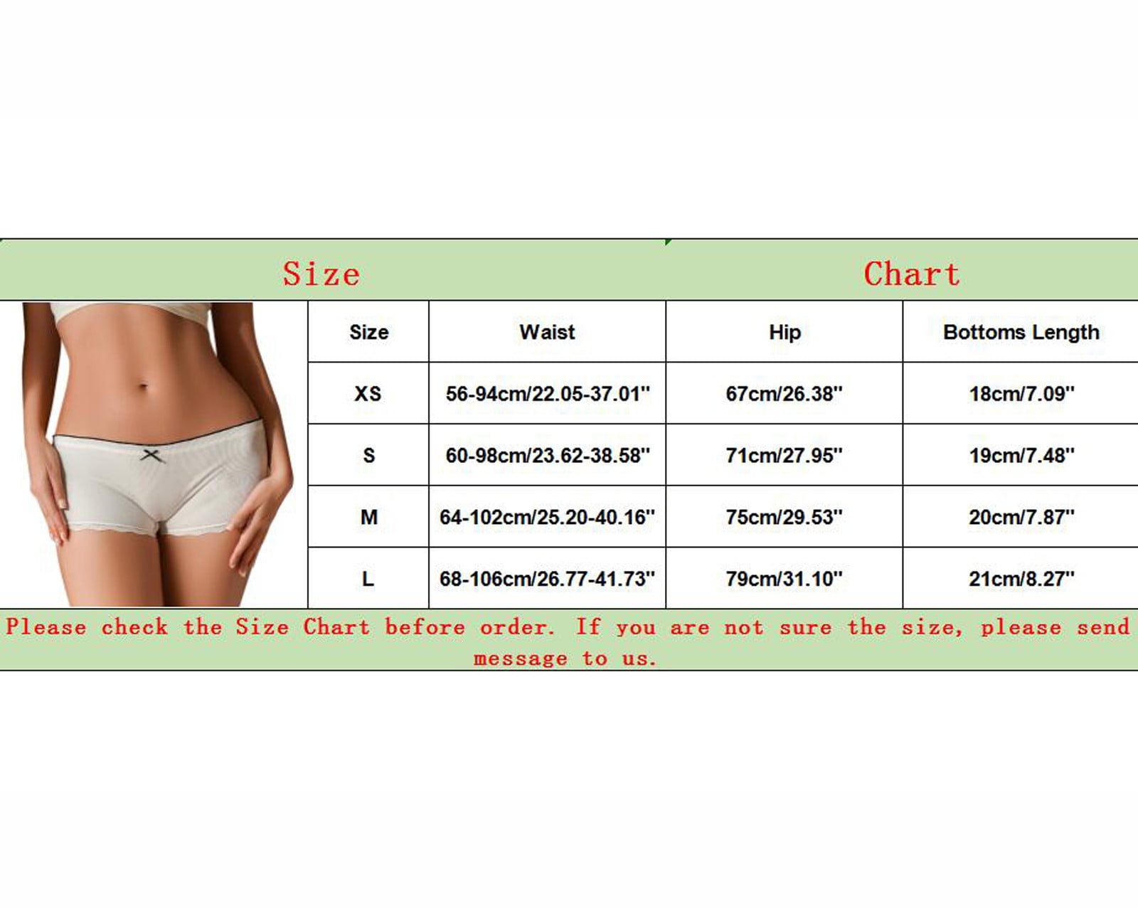 Aayomet Underwear for Women Women's Solid Low Waist Breathable Tight Seamless  Women's Underwear,White XS 