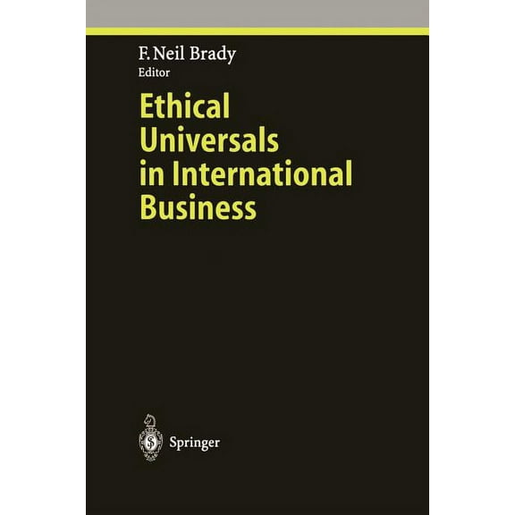 Ethical Economy Ethical Universals in International Business, (Paperback)