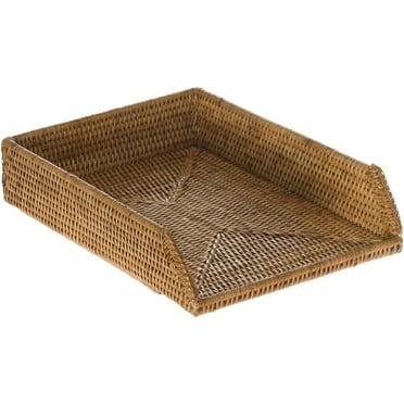 Stackable Letter Tray, Honey-Brown