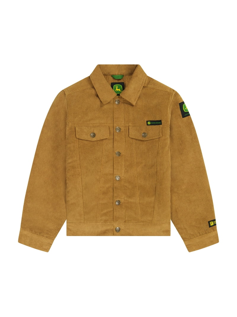John Deere Boys Corduroy Trucker Jacket, Sizes 4-16 - Walmart.com