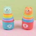 thumbnail image 1 of Kid Brain Response Battle Fold Cup Hand Speed Competition Fold Cup Child Stack Game Early Education Puzzle Train Board Games Toy, 1 of 6
