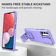 thumbnail image 6 of SaniMore for Samsung Galaxy A14 5G Case 2023 with Slide Camera Cover Built-in Kickstand Dual Layer Hybrid Shockproof Case for Galaxy A14 5G 6.6", Purple, 6 of 9