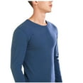 thumbnail image 6 of Wlynlyn Thermal Underwear for Mens Casual Fleece Lined Long Sleeve Tops Bottoms Stretch Soft Base Layer Long Johns 2 Piece Sets, 6 of 7