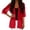 Red, variant on Women's Cardigan Daily Outerwear Colored Sun Protective Jacket Scarf